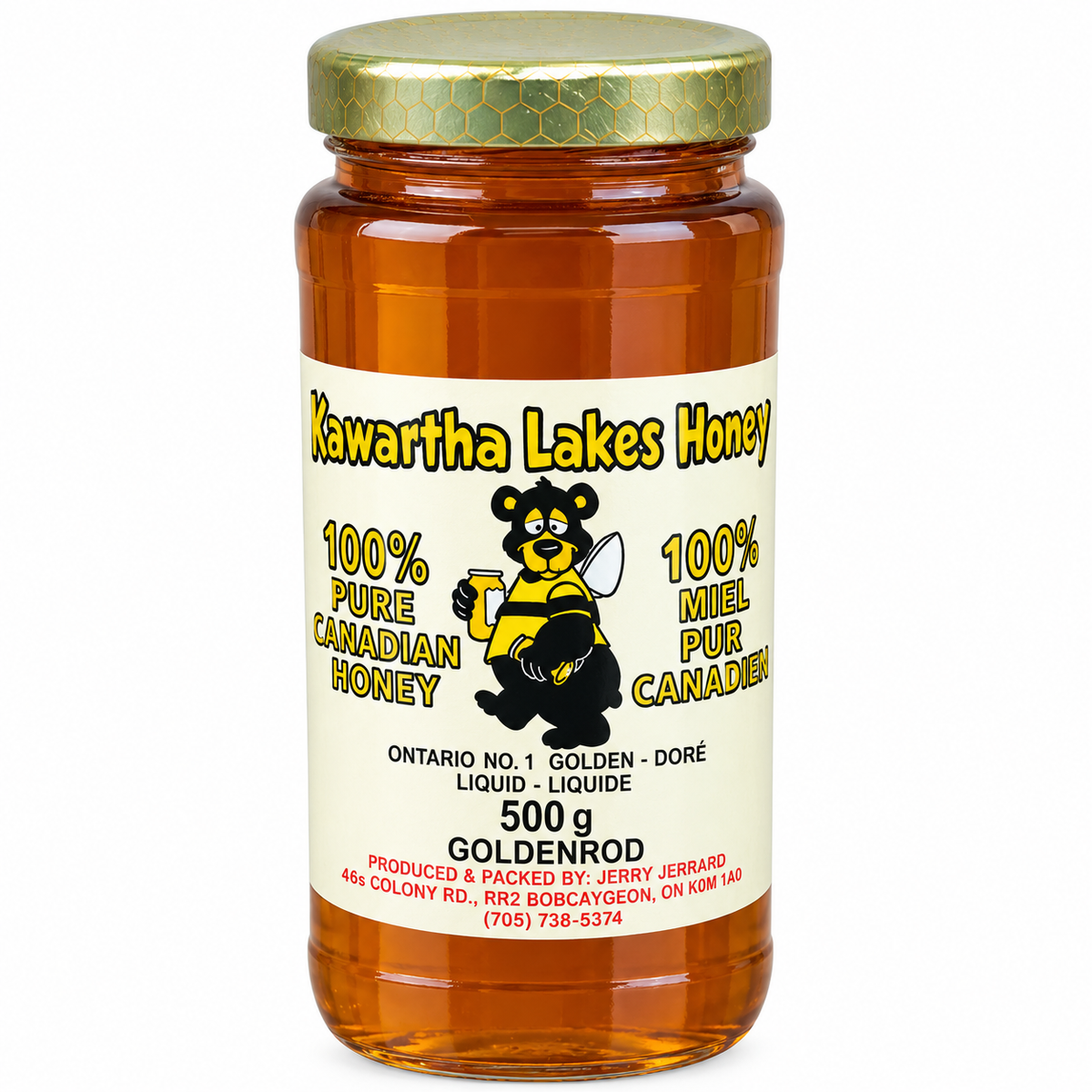 Kawartha Lakes Honey – Goldenrod Honey, 500 g